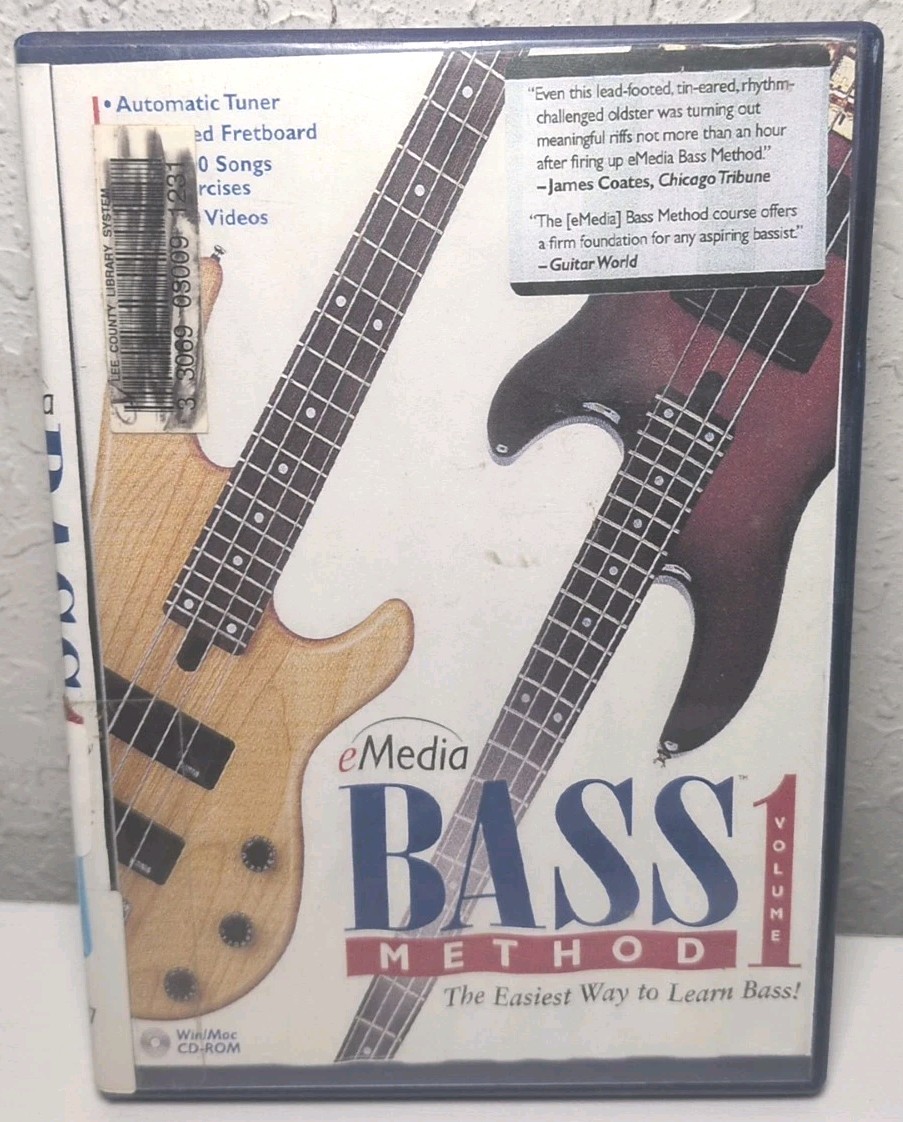 Bass Method Volume 1 Windows/Mac CD-ROM X-Library Copy B110