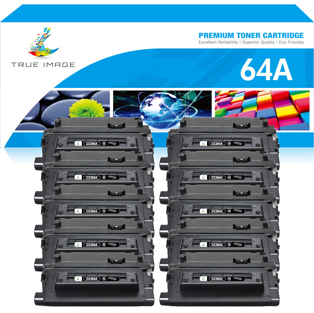 10PK CC364A Toner Compatible With HP 64A LaserJet P4015n P4014n P4515tn P4515dn