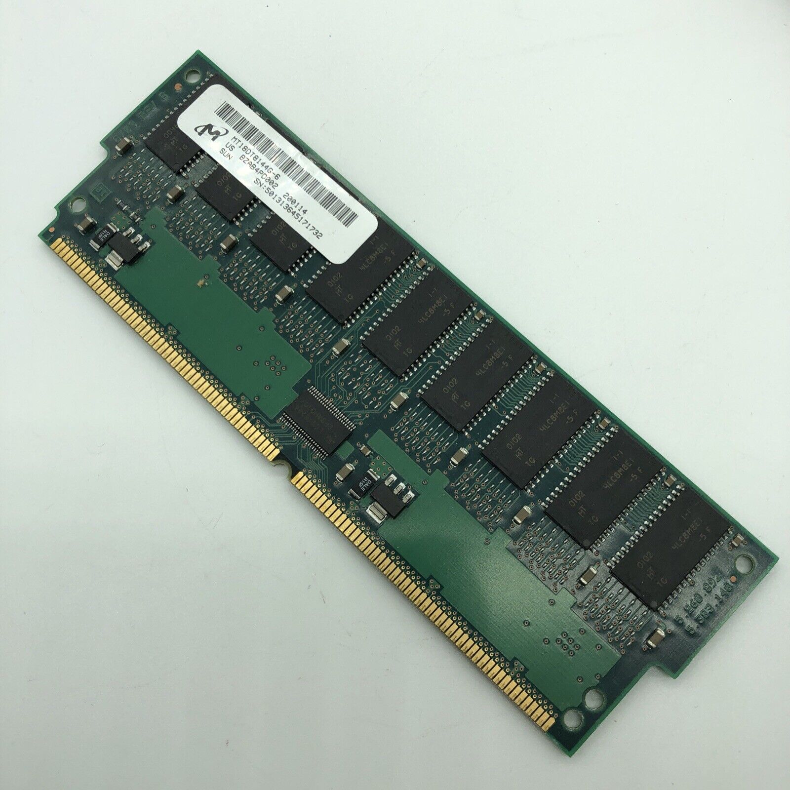 SUN Micro 128MB Memory  RAM 60NS ECC - 200 Pin MT18DT8144G-6 Sparc Ultra