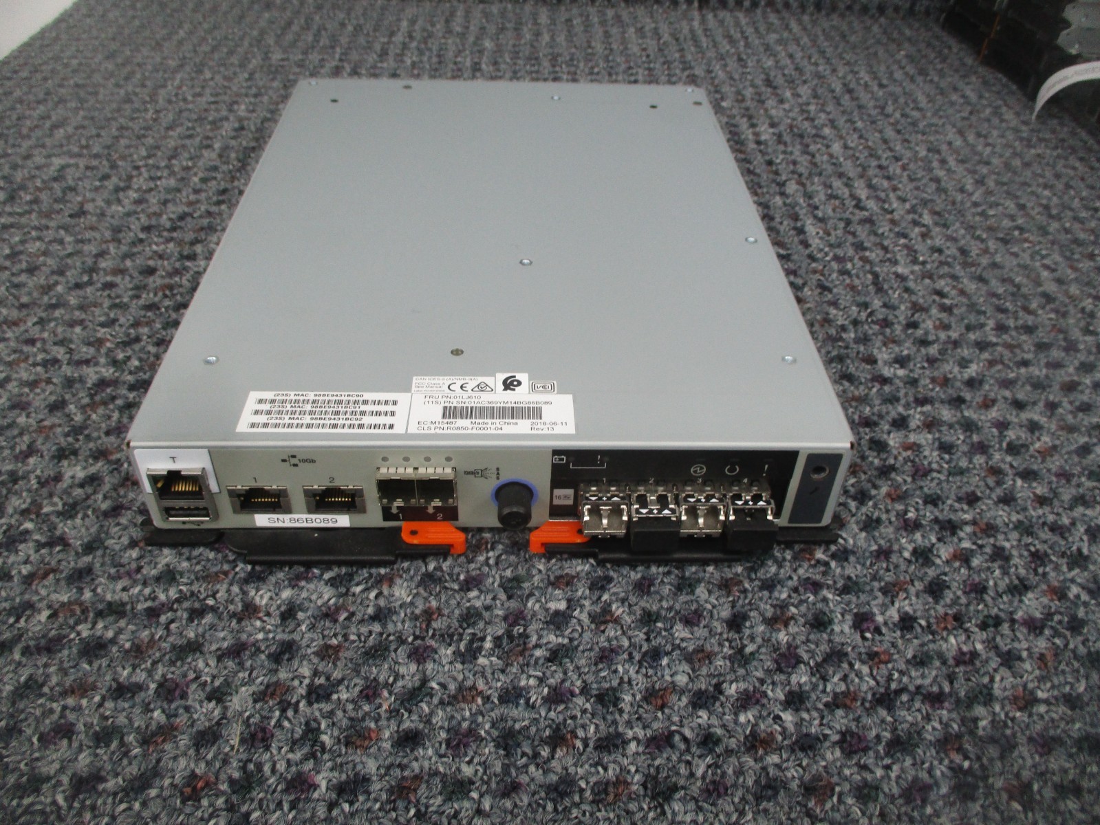 IBM 01LJ610 01AC369 Controller V5030 2078-324 01AC366. 16GB x2. 01EJ187. 00VN630
