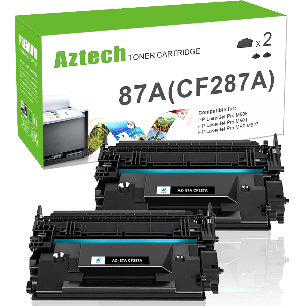 2PK CF287A 87A Toner Cartridge For HP Enterprise M506dh/ MFP M527dn /Pro M501dn