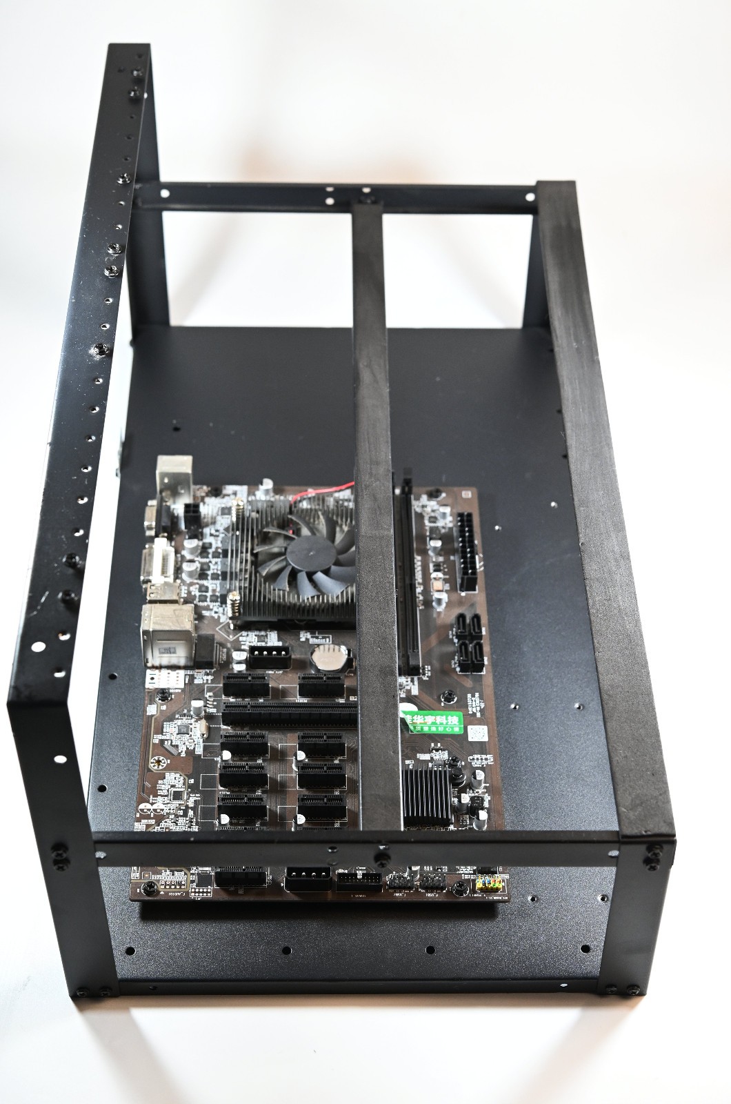 B250 BTC-12P 12-GPU Mining Motherboard + CPU + Mining Case Combo