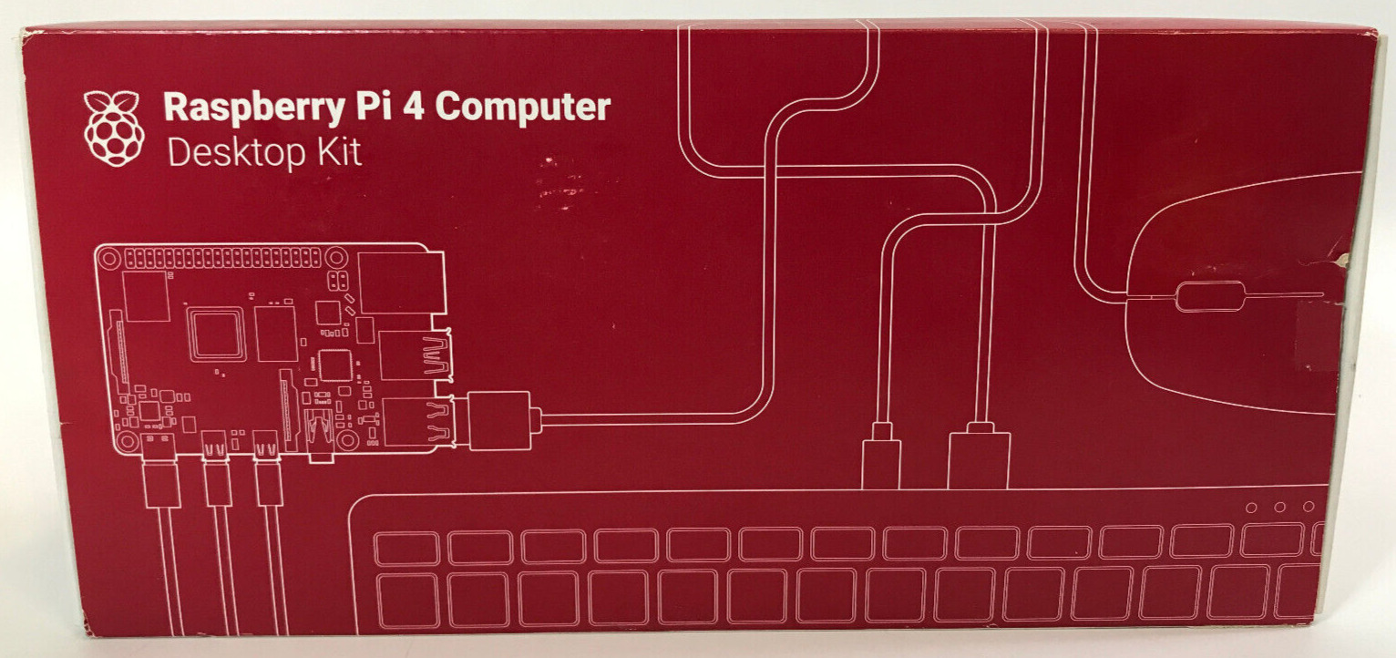 Raspberry Pi 4 Computer Desktop 4GB Kit