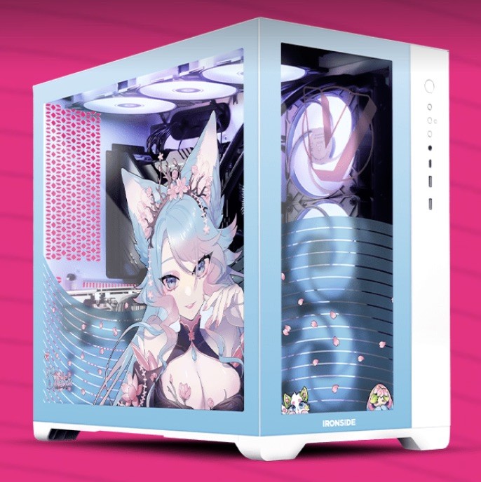 Vshojo Silvervale RARE Limited Edition Ironside PC Case NEW