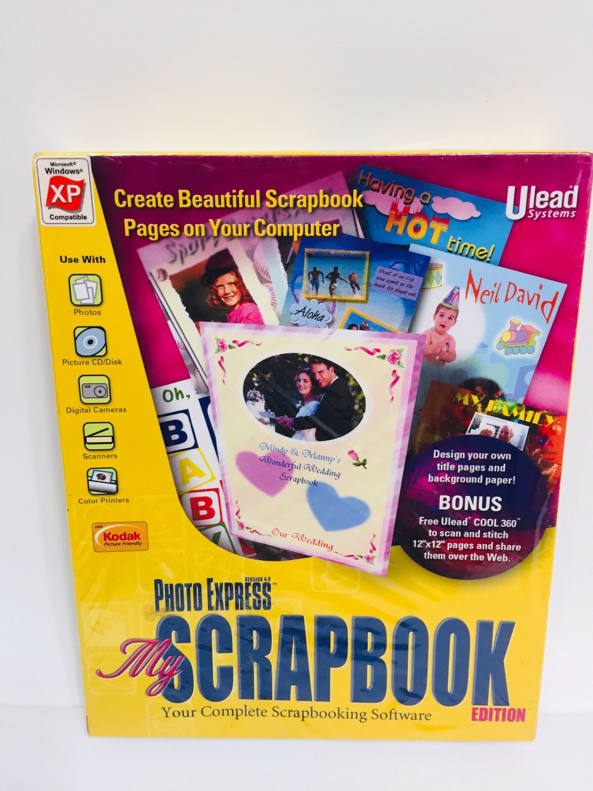 Sealed Ulead Systems Photo Express My Scrapbook Edition Complete Software 