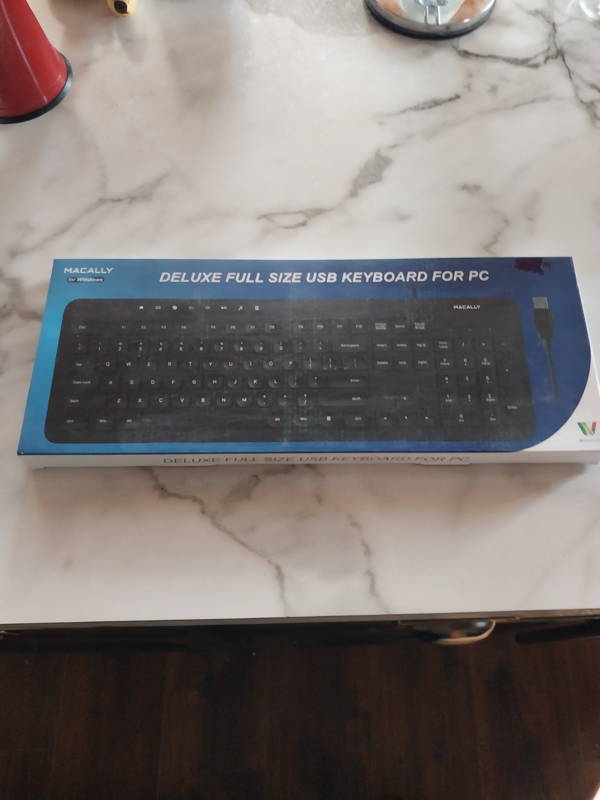 NEW MACALLY Wireless Keyboard For PC Windows. in box new