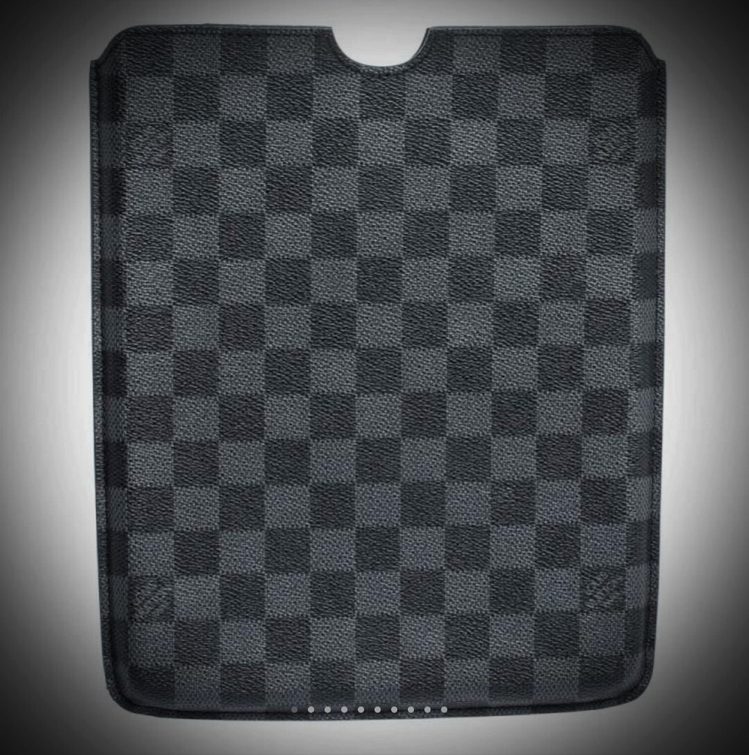 LOUIS VUITTON Damier Graphite iPad Case N63105  Or Any Other Tablet LV Authentic