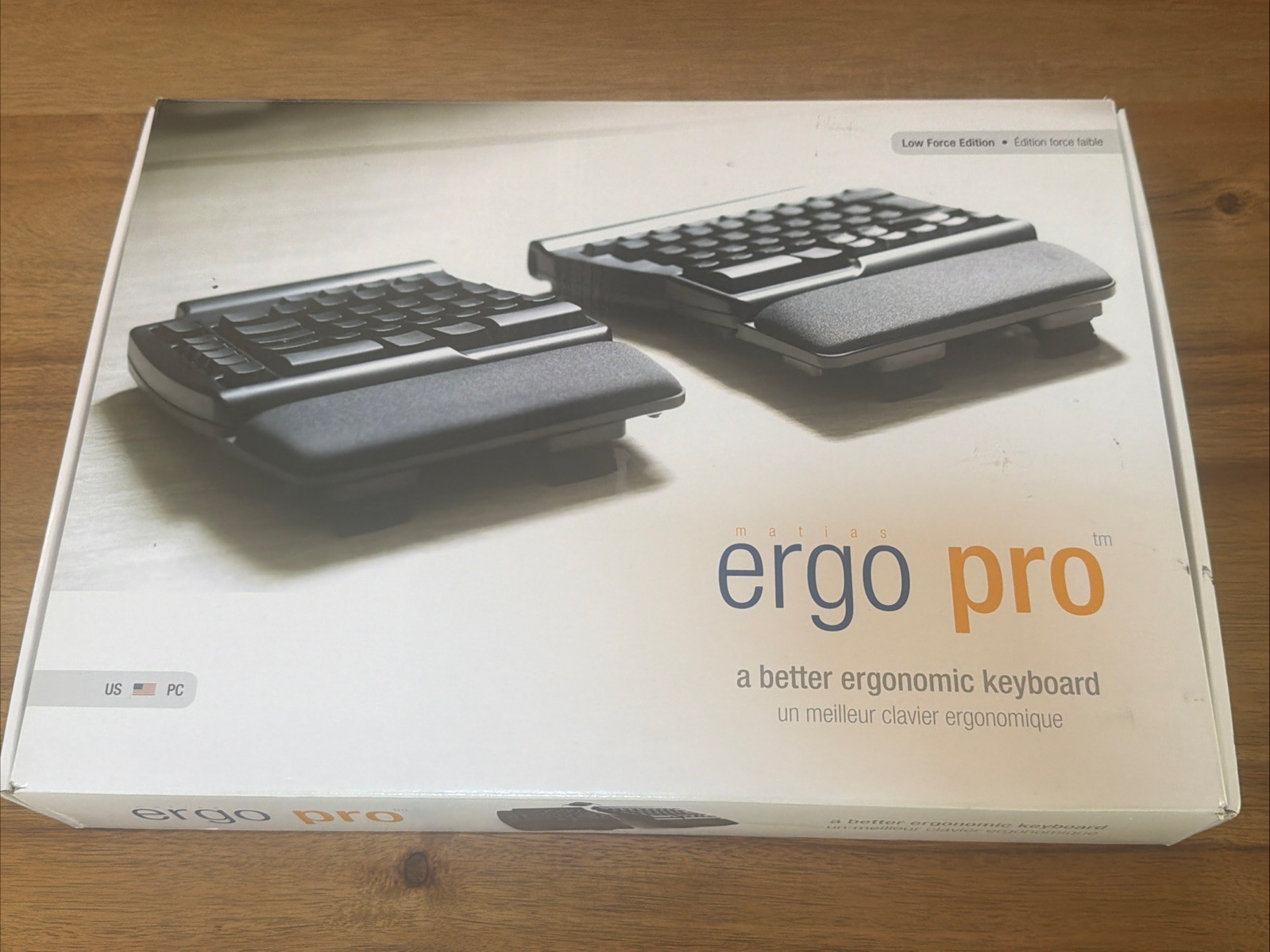 Matias Ergo Pro Split Mechanical Keyboard FK403RPC Low Force EUC