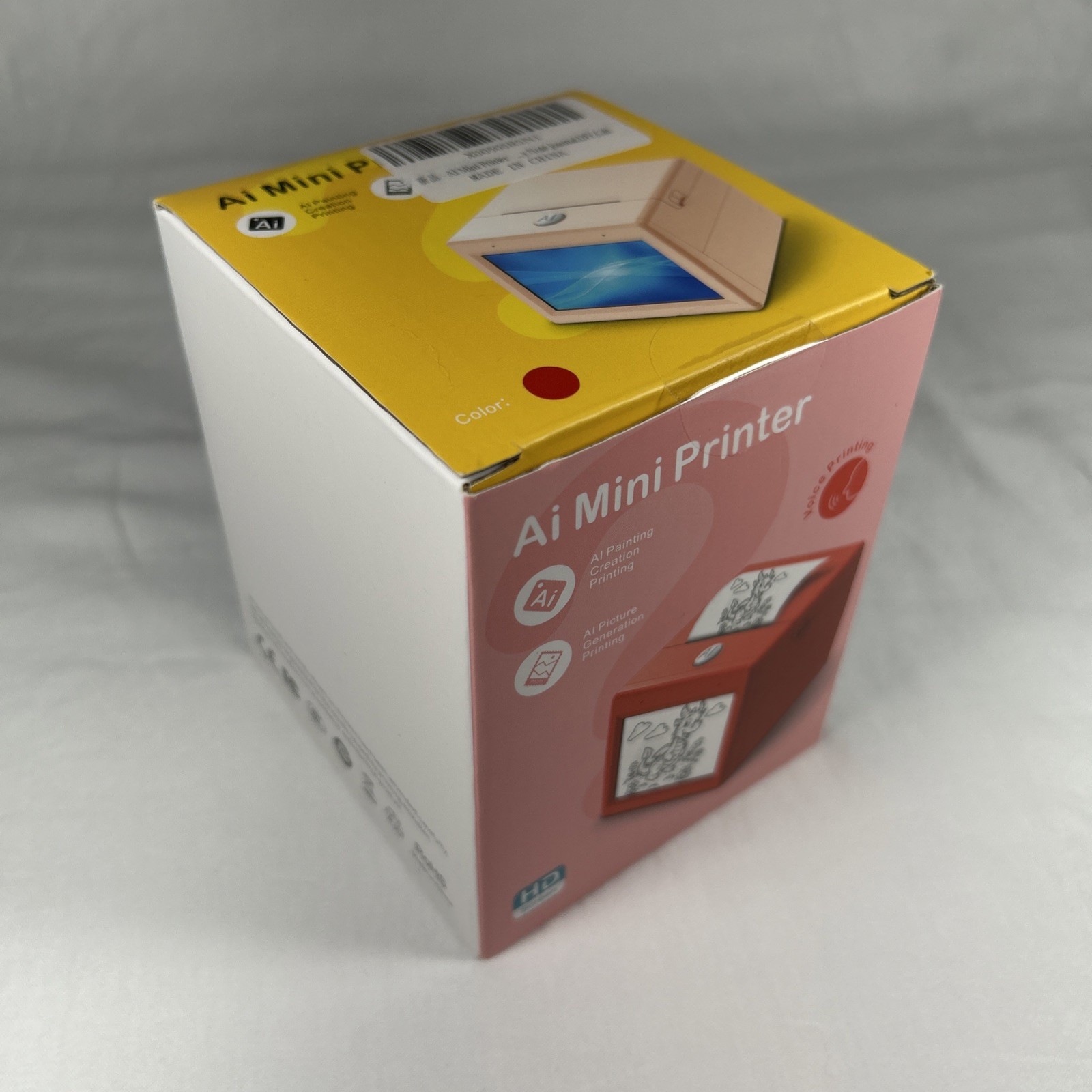 AI Mini Printer -Portable Thermal Inkless AiVoice Sticker Printer