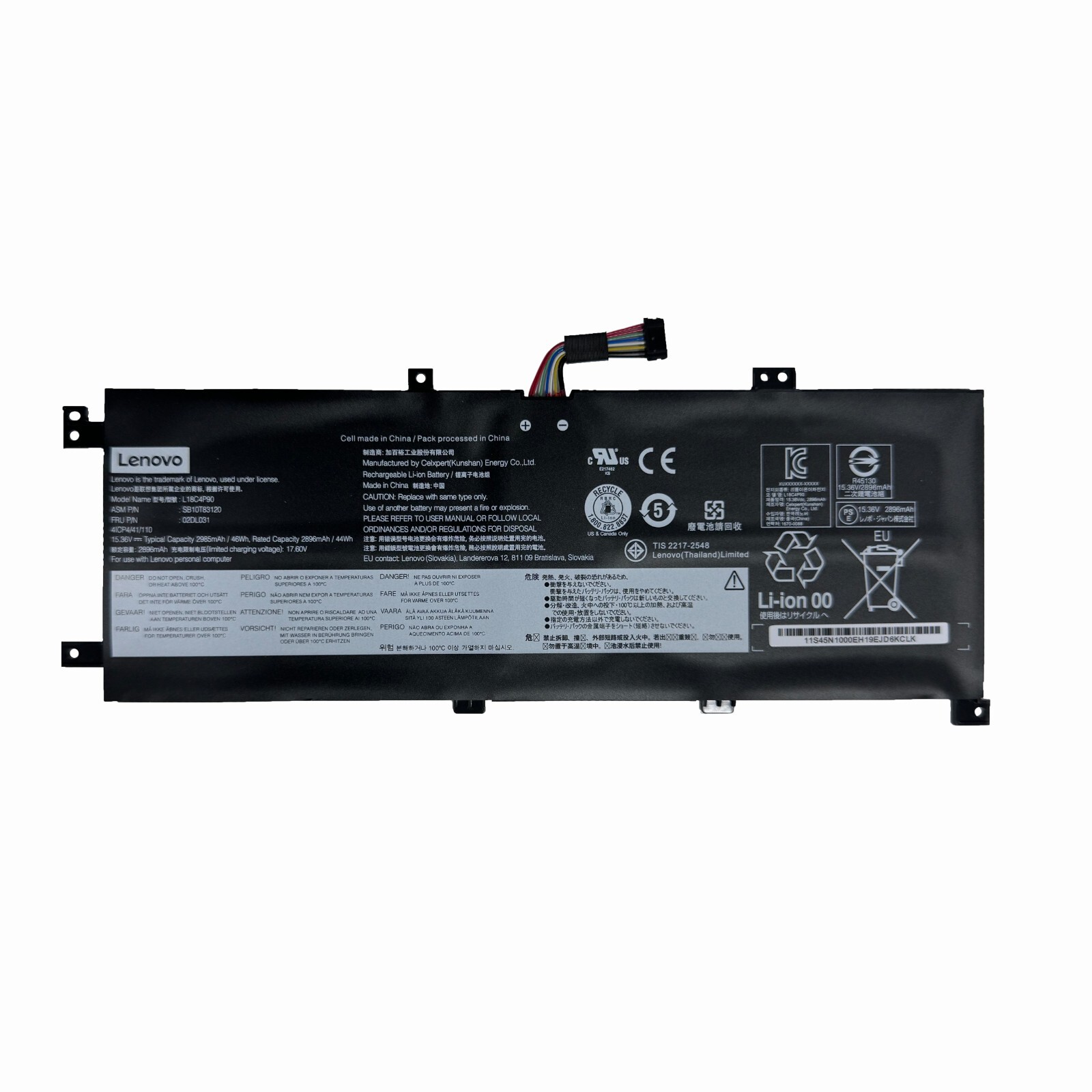 NEW OEM L18C4P90 L18D4P90 L18M4P90 Battery for Lenovo ThinkPad L13 Yoga 02DL030