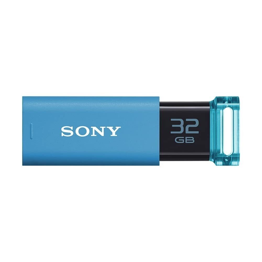 Sony USB Memory USB3.0 32GB Blue Capless USM32GU L Flash Drive Computer Japan