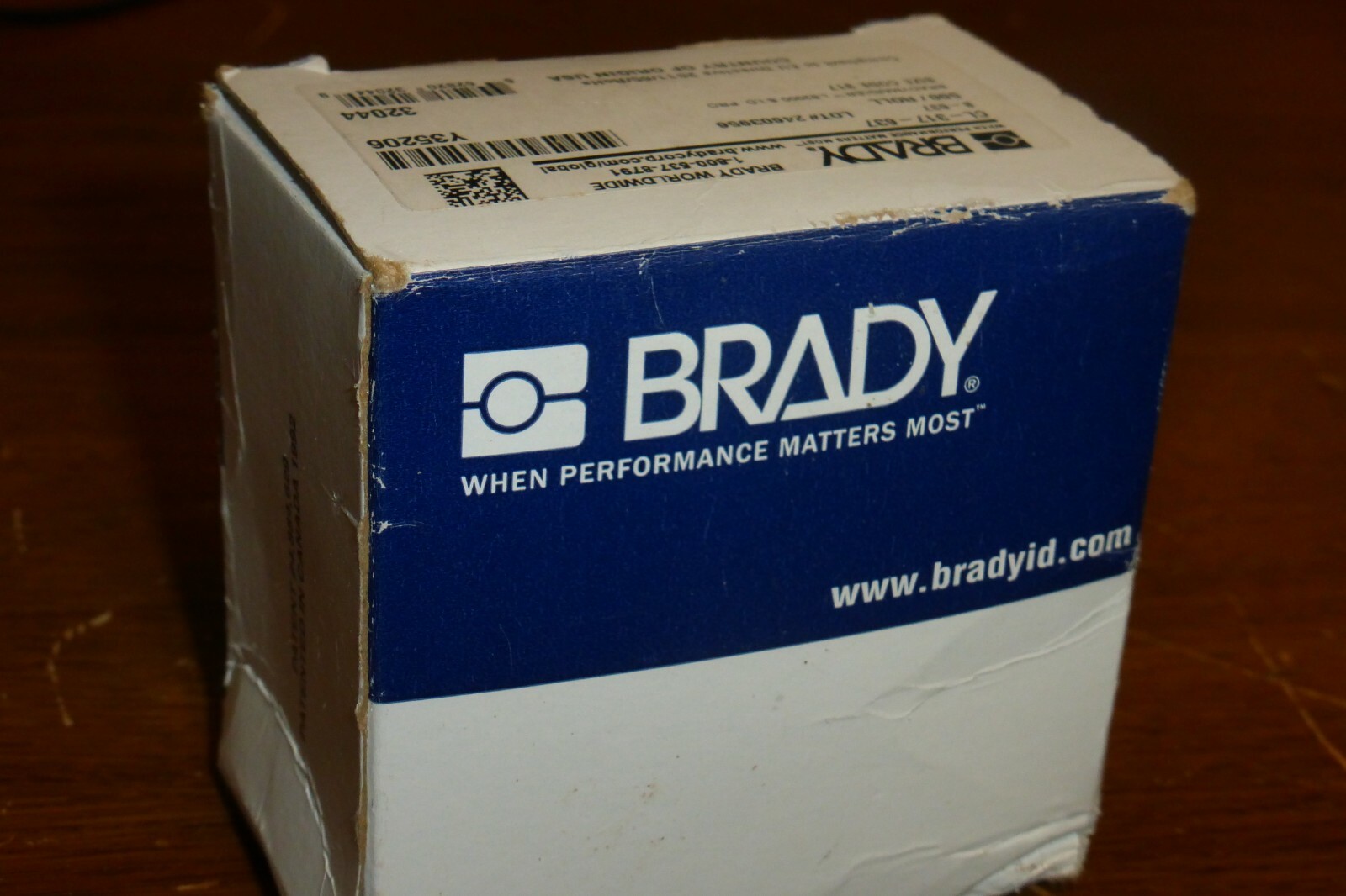 New Brady CL-317-637 I.D. PRO Plus LS2000 & BradyMarker 0.5"H x 1.5"W (500label)