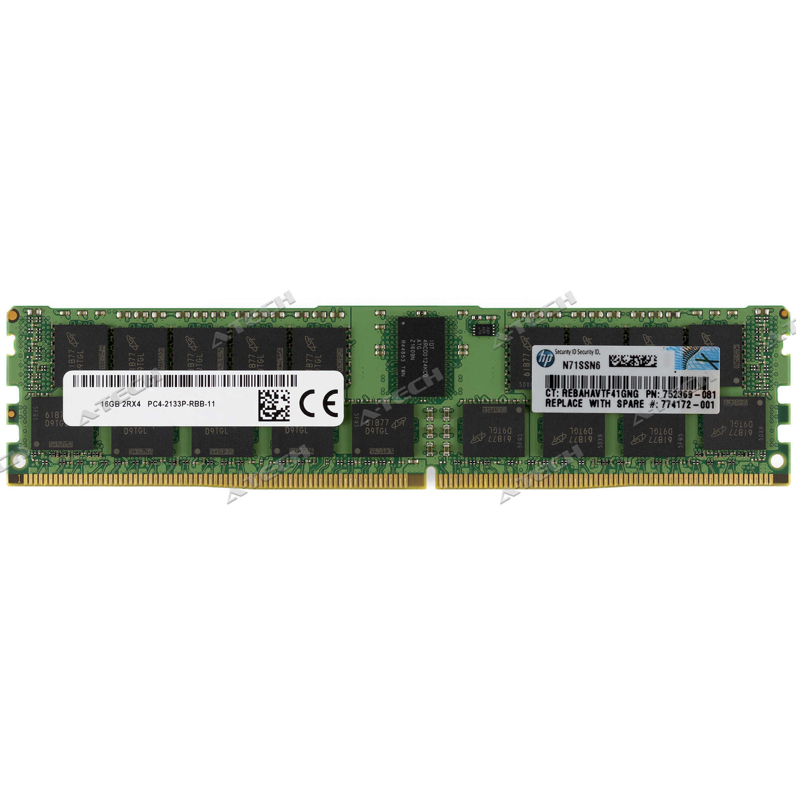 HP 16GB DDR4 RDIMM 726719-B21 774172-001 752369-081 726719-S21 Server Memory RAM