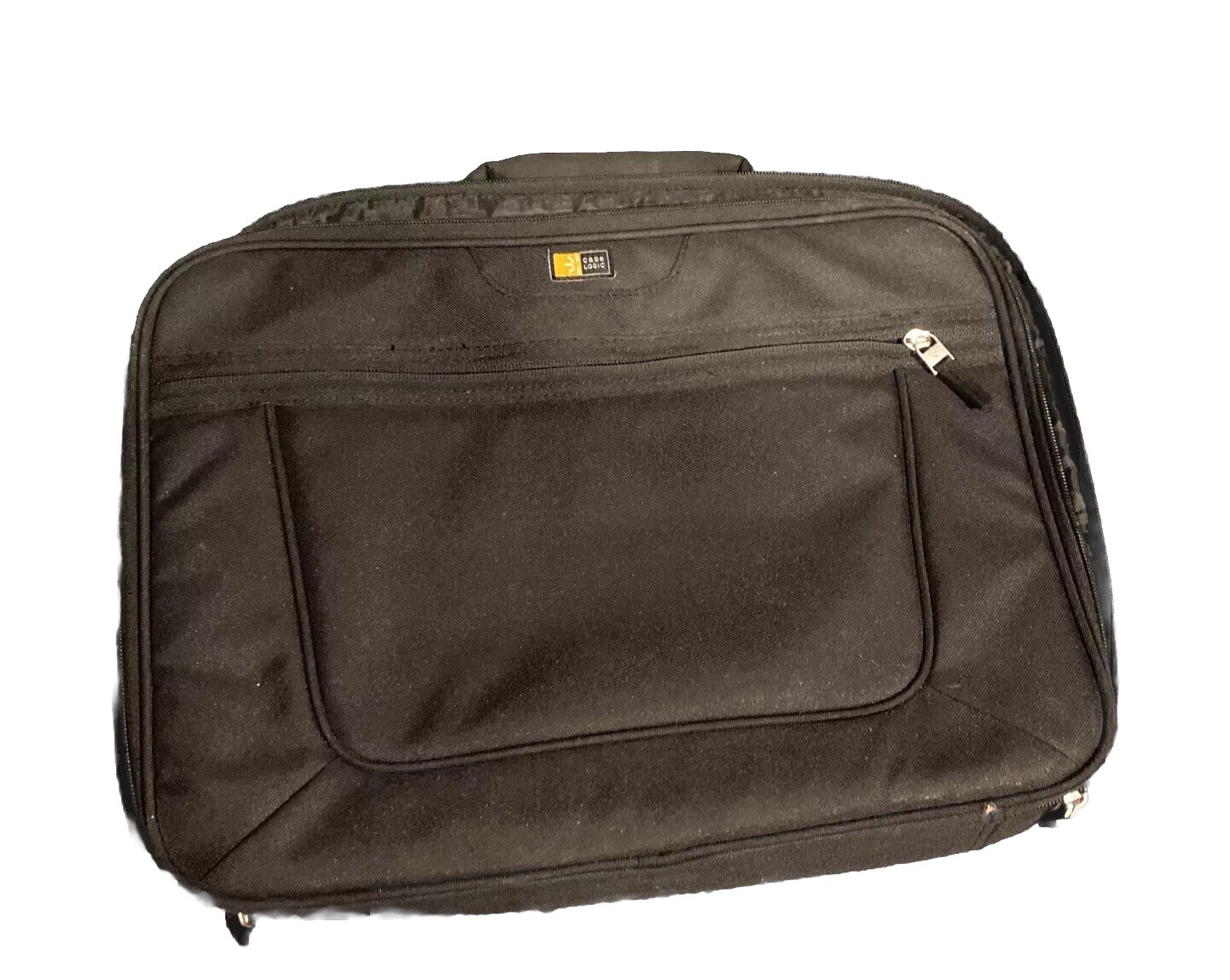 Case Logic 16" Black Computer Bag Work School Zip Close W/Outside Pocket