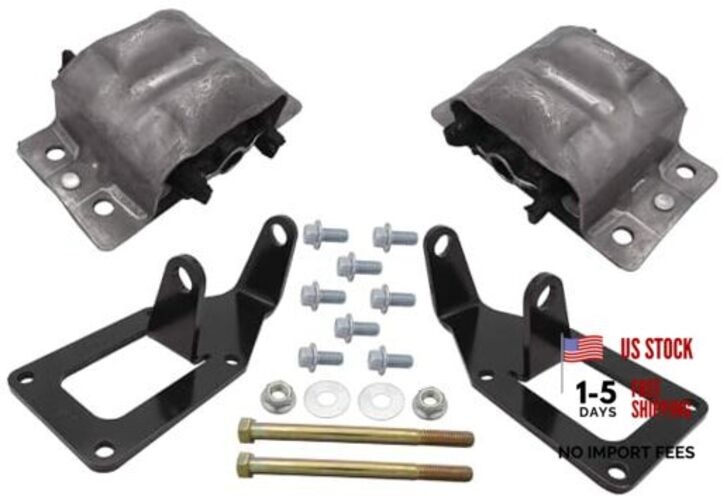 1973-1987 Chevy Square Body Truck - LS Swap Engine Mount Kit for 2WD 4WD LS1