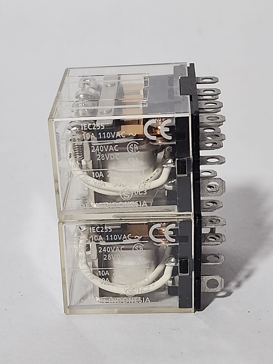 Omron LY1 IEC255 Relay (Lot Of 2)