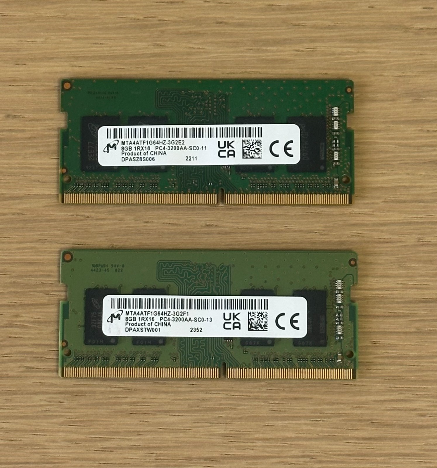 16GB(2x8GB) DDR4 3200MHz Micron 1Rx16 SODIMM PC4-3200AA Gaming RAM Laptop Memory