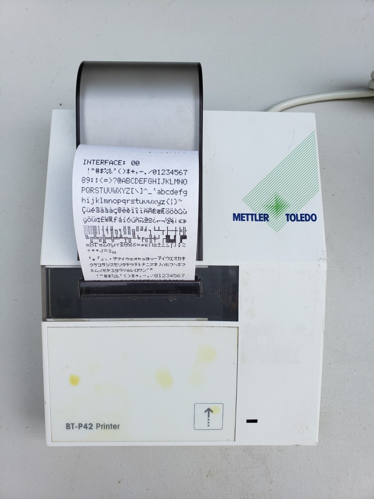 Mettler Toledo BT-P42 Bluetooth Wireless Printer, New Ink Cartridge