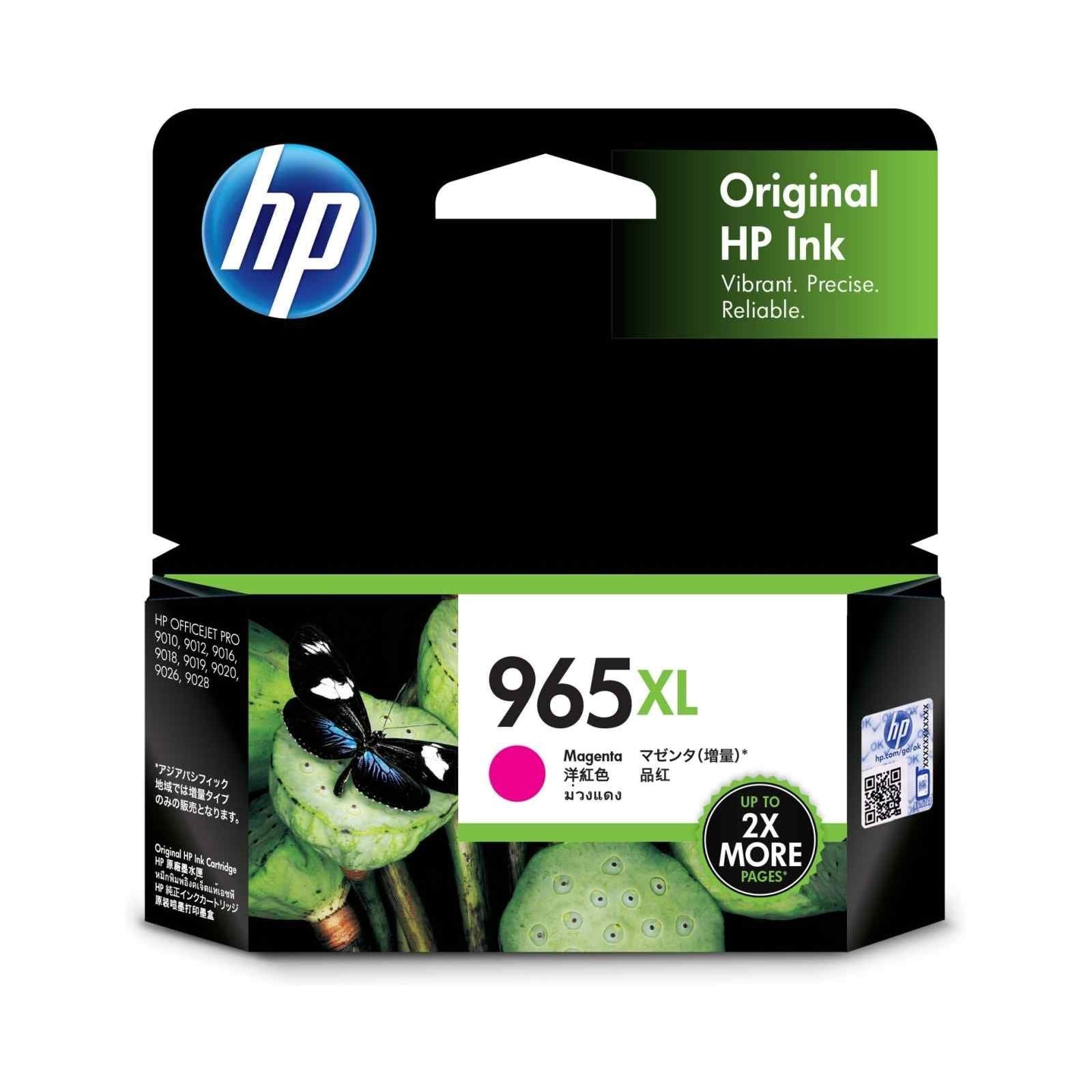 AU GENUINE Original HP 965XL Magenta Ink Cartridge Toner Officejet 3JA82AA Toner