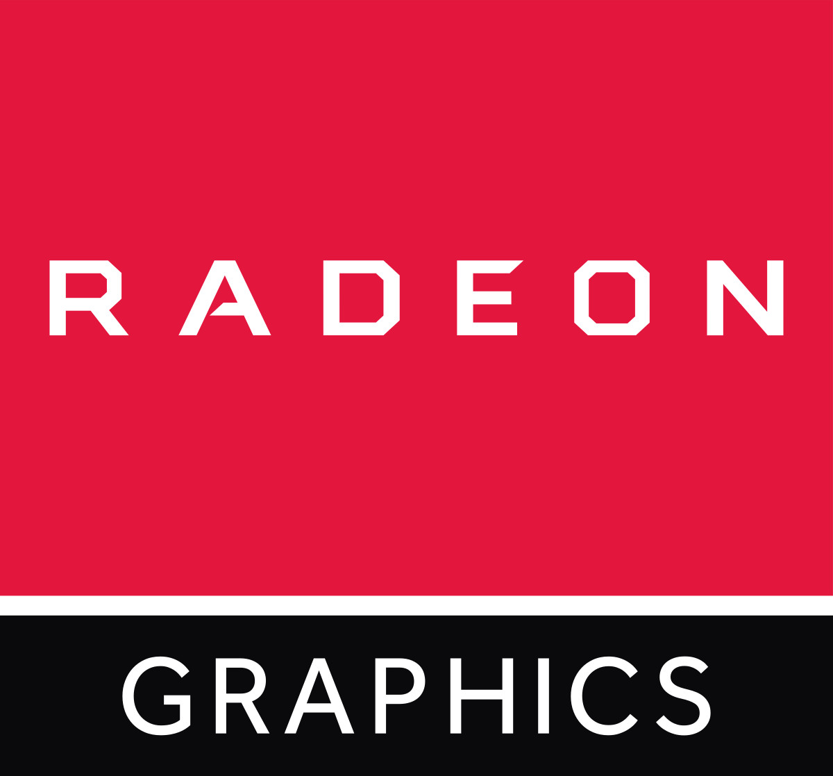 50PCS  AMD Radeon Graphics Red Sticker Case Badge Genuine USA Lot Wholesale OEM