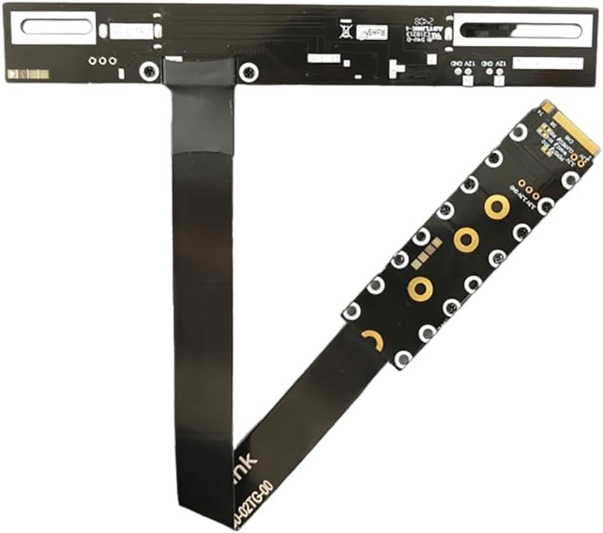 JMTPCIE 5.0 x16 to M.2 NGFF Key M Card Extension Cable 128G/bps (F43SP / 50CM)