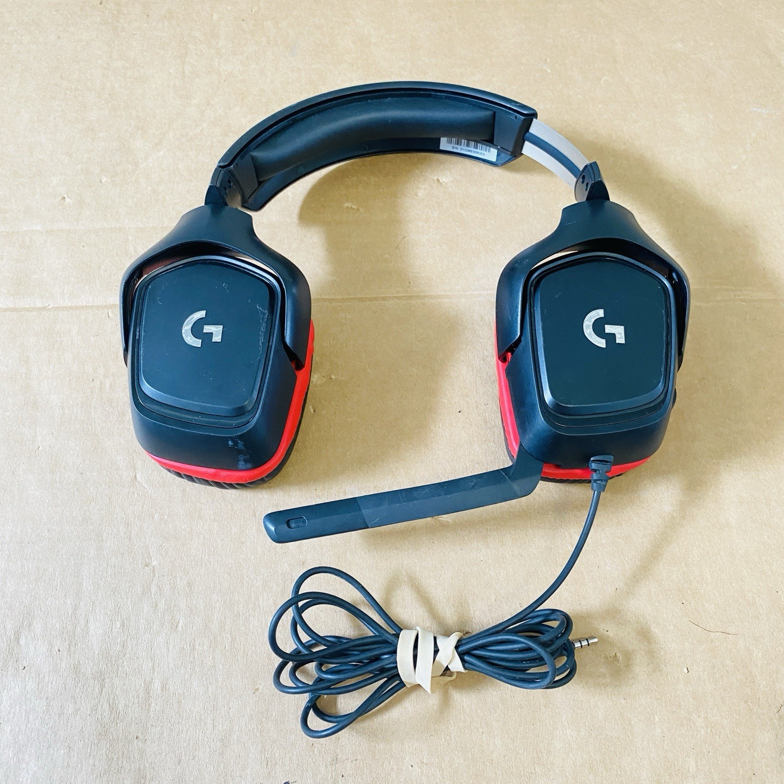 Logitech G332 3.5mm Multi Platform Stereo Gaming Headset - Black/Red (/RT6-22...