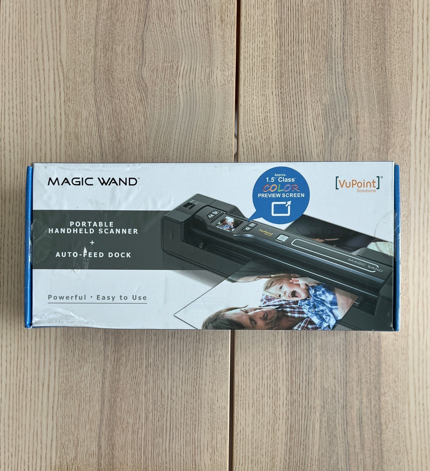 VuPoint Magic Wand Portable Handheld Scanner Auto Feed Dock PDSDK-ST470PE-VP
