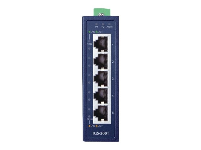 Planet IGS-500T Unmanaged Switch 5 x/1000 Network Switch 1Gbps 5-Port Full