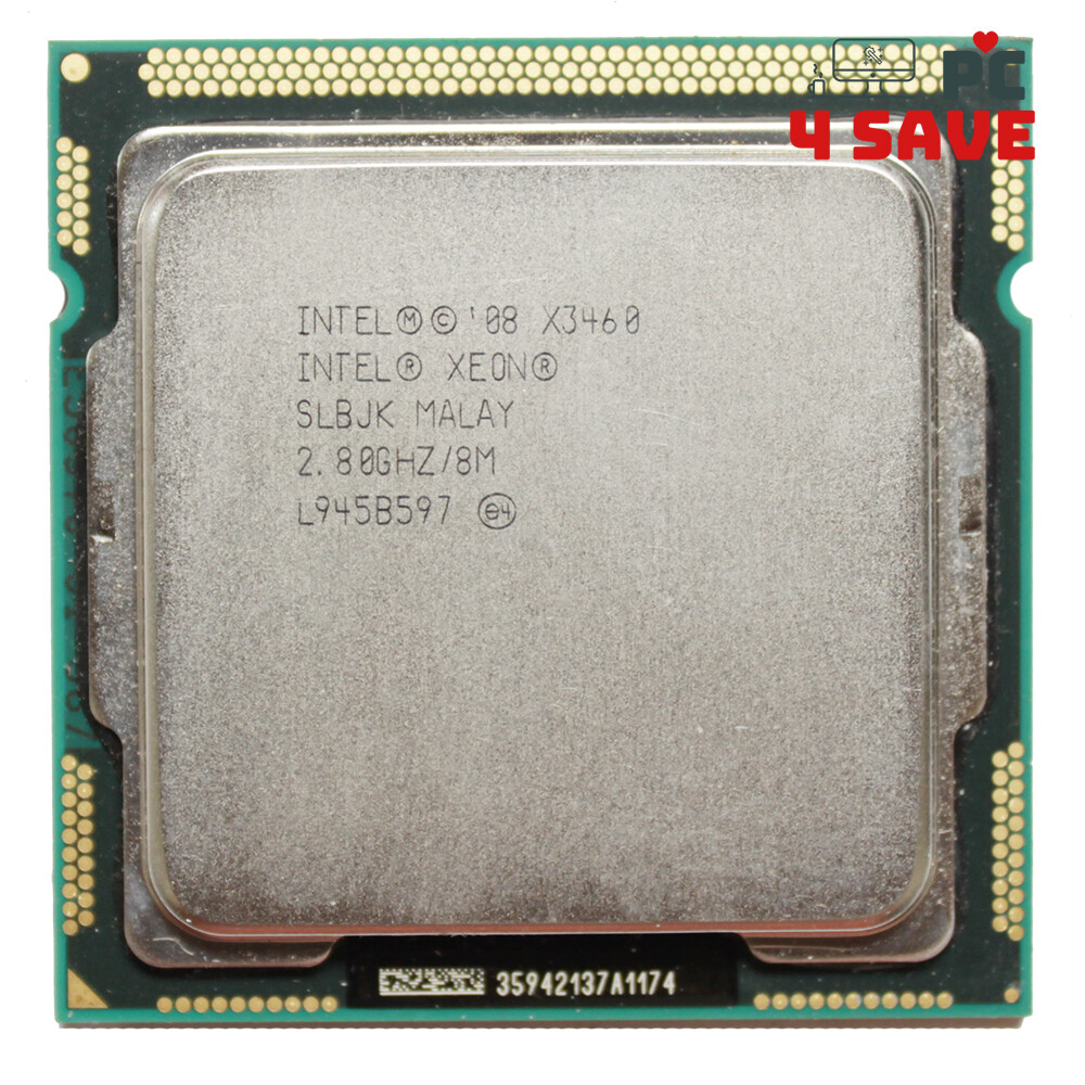 Intel Xeon X3460 SLBJK 2.80GHz 8MB Quad Core LGA 1156 Server Processor CPU 95W