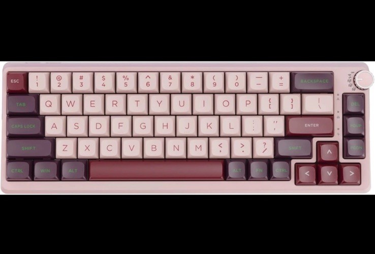 🔥K68 Pro K20 Gaming Keyboard Kit-Compact Eternity Tactile Switch Nezuko Purple
