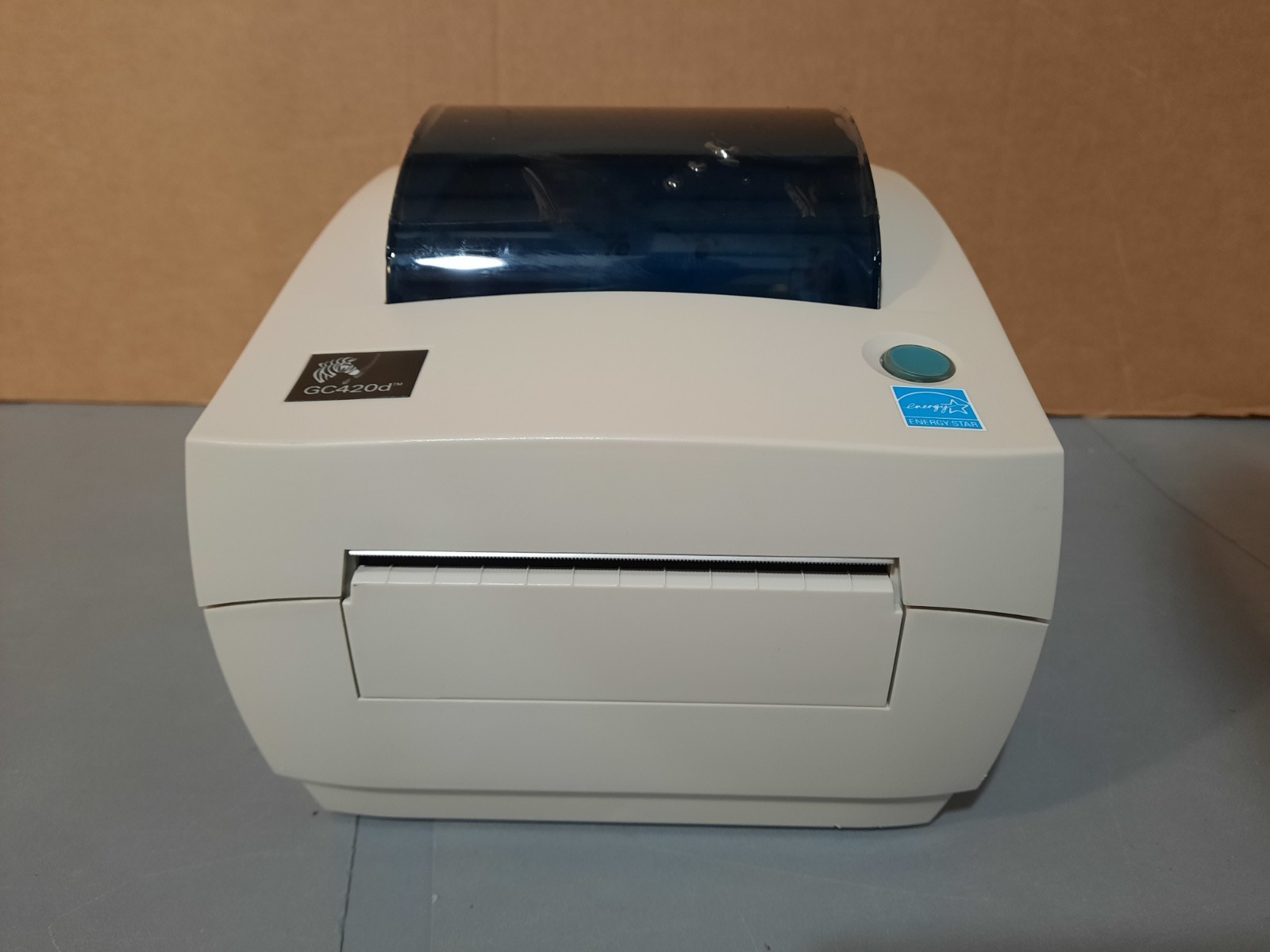 Zebra GC420d Direct Thermal Label Printer Powers On UNTESTED FOR PARTS