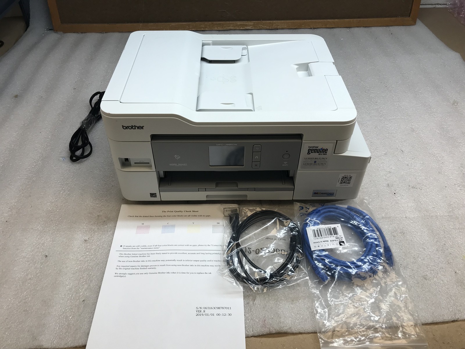 Brother MFC-J995DW InkJet Color Printer 2K Page Count - Tested