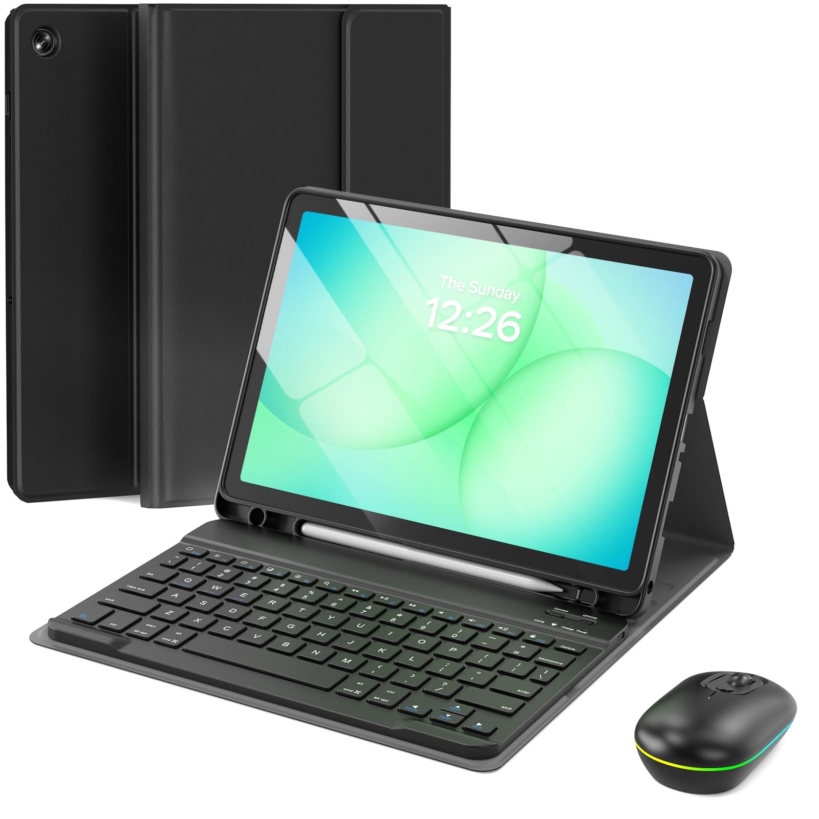 MERSATM for Samsung Galaxy Tab A11 Plus/A9 Plus Case with Keyboard