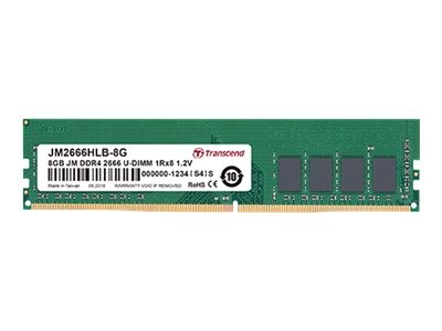 Transcend JetRAM DDR4 module 8 GB DIMM 288-pin 2666 MHz / JM2666HLB-8G