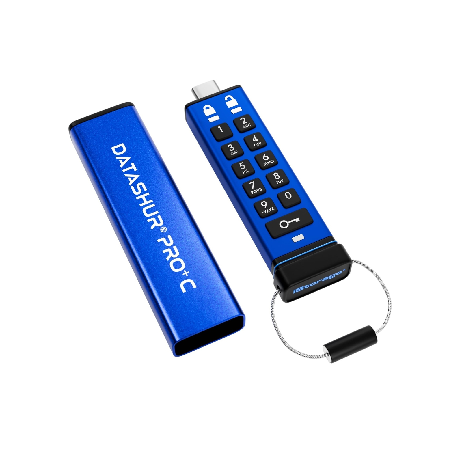 iStorage datAshur PRO+C 512GB | Secure USB Type-C Memory Stick | FIPS 140-3 L...