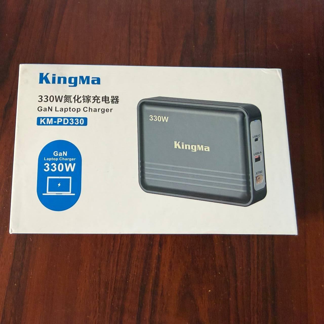 KingMa KM-PD330 330W GaN Laptop Charger 3-Port PD USB-C USB-A Fast Power