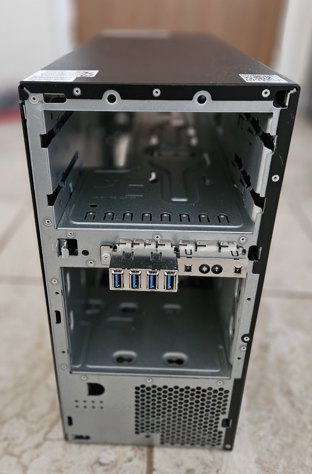 HP Proliant ML30 G9 mATX System Chassis, NO Front Panel