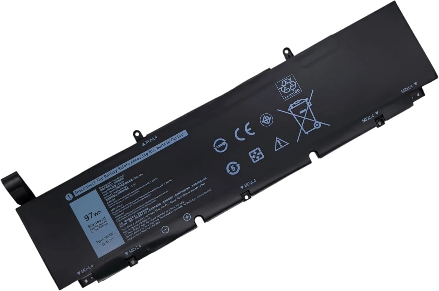 6-CELL 97Wh NEW XG4K6 01RR3 F8CPG Laptop Battery For Dell XPS 17 9710 9720 9730