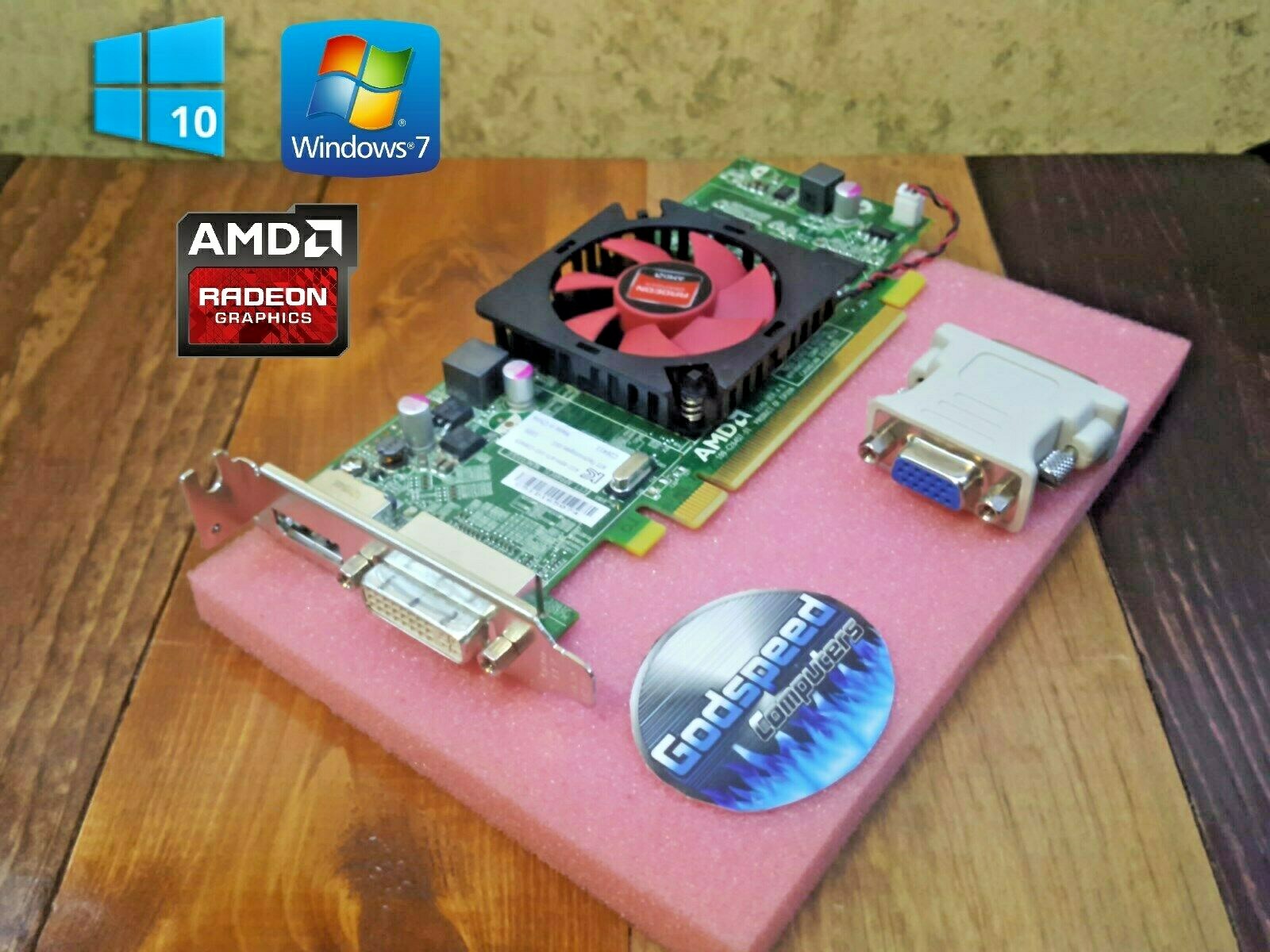 1GB HP PAVILION SLIMLINE Low Profile Half Height Size Length Video Graphics Card