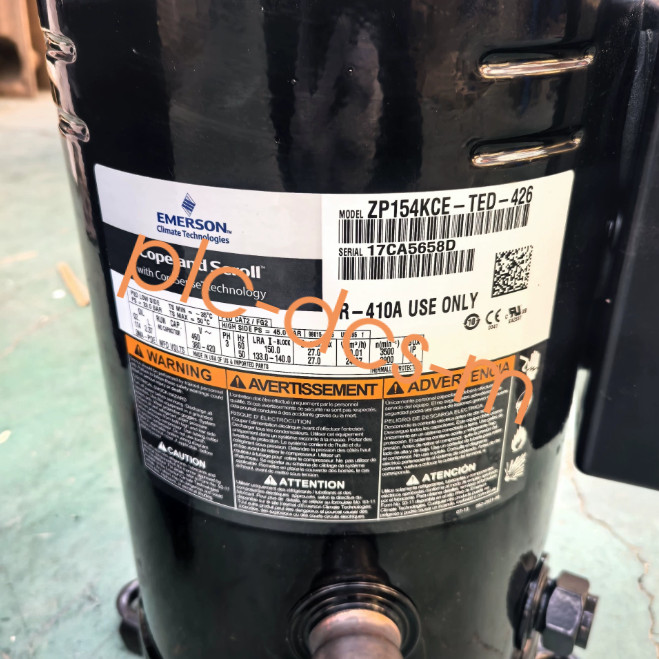 1PCS NEW EMERSON Copeland Scroll ZP154KCE-TED-426 Compressor Via DHL/Fedex