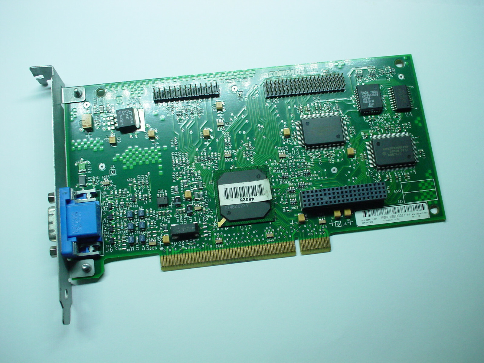 Compaq 007414-001 Video Card PCI 007414001 REV. A 3D GRAPHIC BOARD TESTED OK 