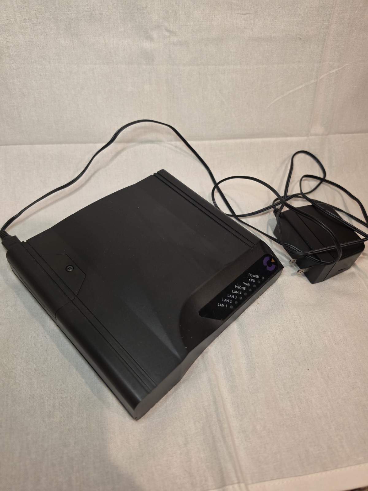 Calix 716GE-I Indoor ONT Optical Fiber Network Terminal 4x LAN w/ Adapter