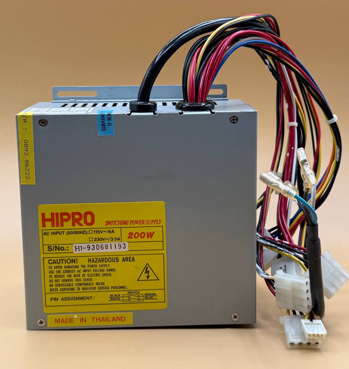 Hipro 200W AT Computer Switching Power Supply PSU TC