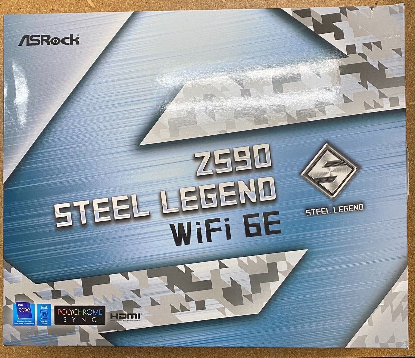 ASRock Z590 Steel Legend Wi-Fi 6E Intel Chipset Socket LGA1200 Motherboard