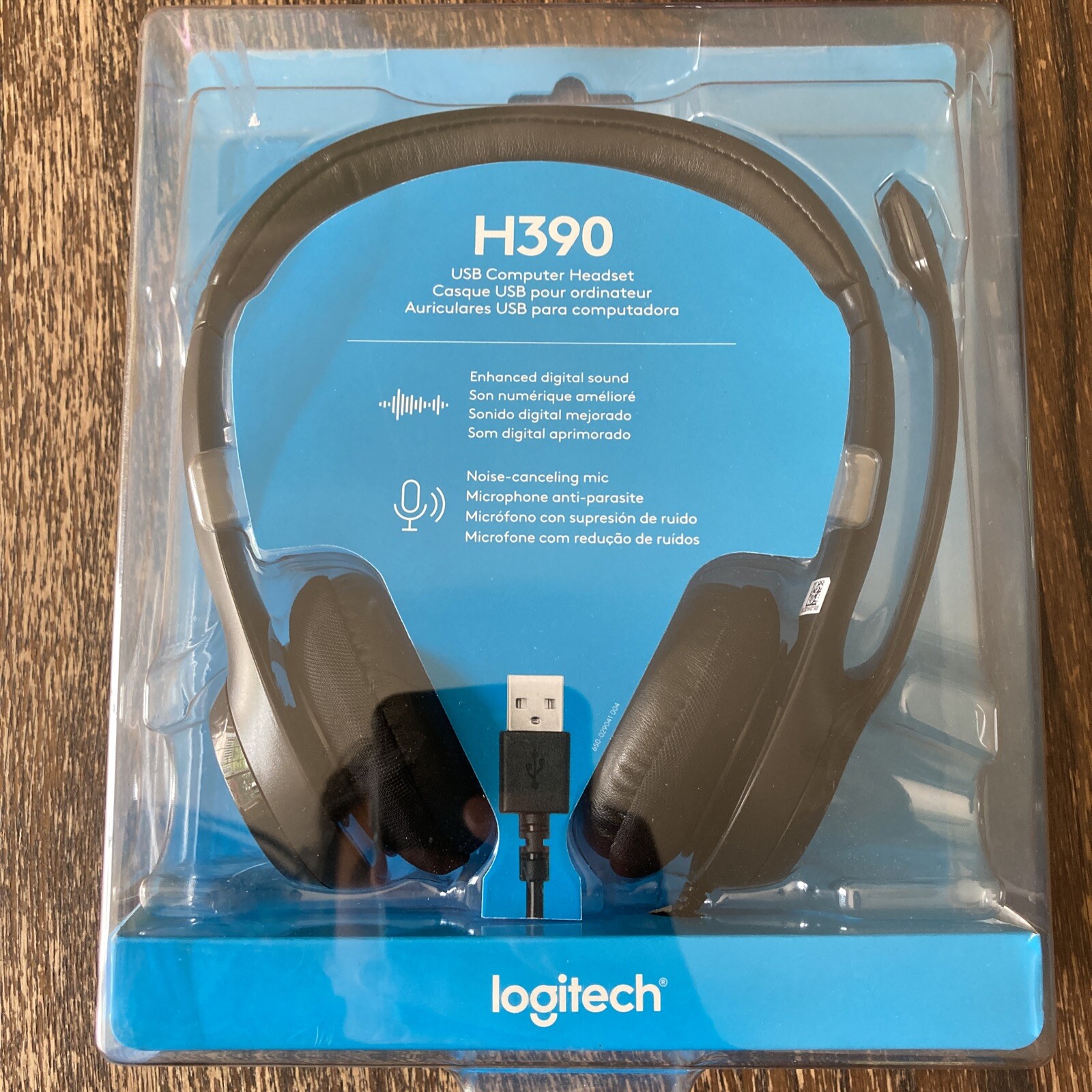 Logitech Logi H390 ClearChat Comfort USB Headset with Noise-canceling Microphone