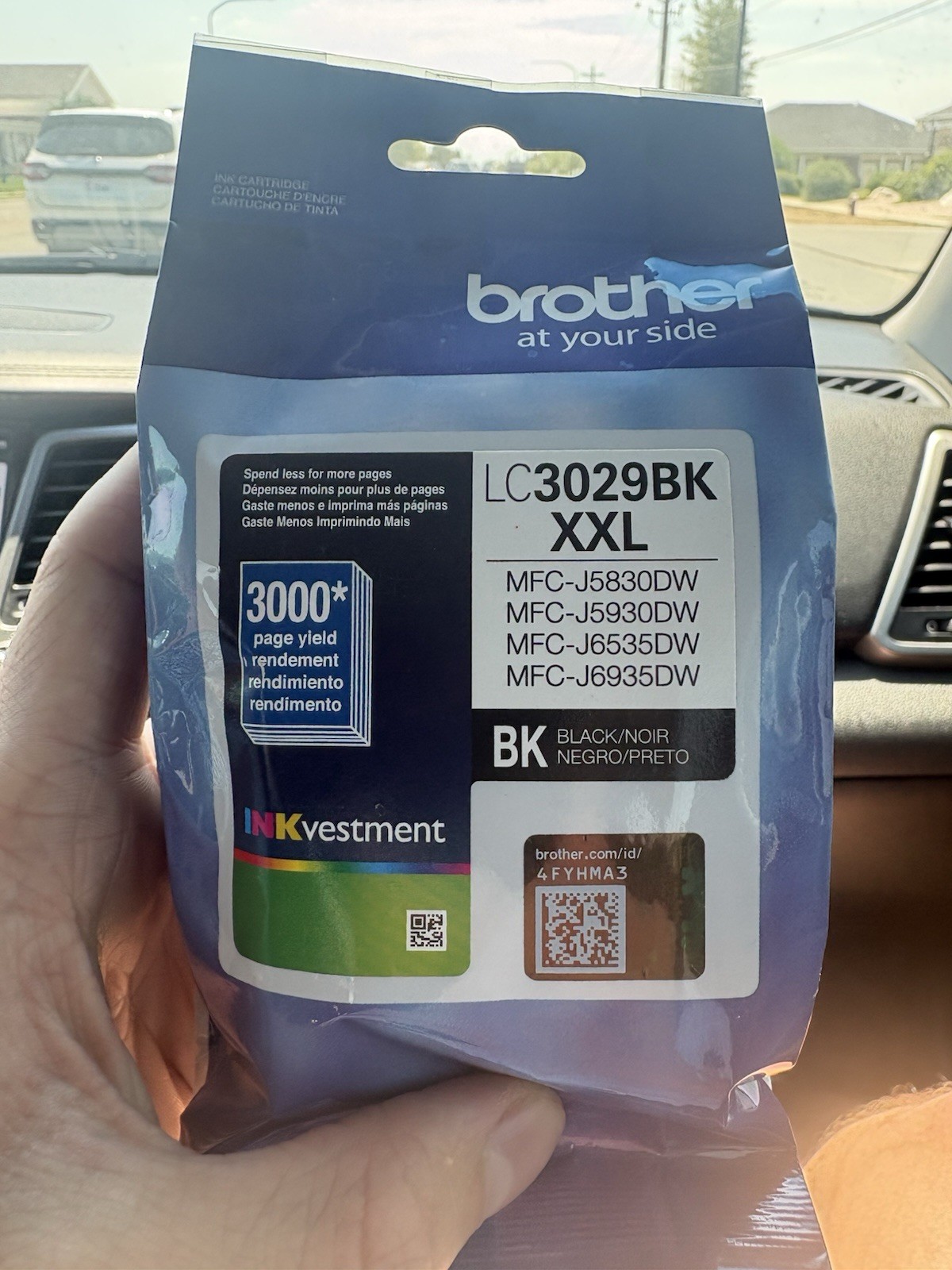 Brother LC3029BK XXL Black Ink Cartridge Genuine/Original for MFC-J6935DW