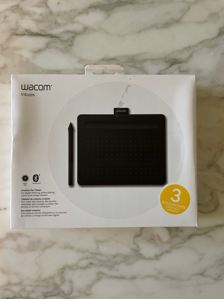 Wacom Intuos Creative Pen Tablet Open box Never Used With All Accessories Black