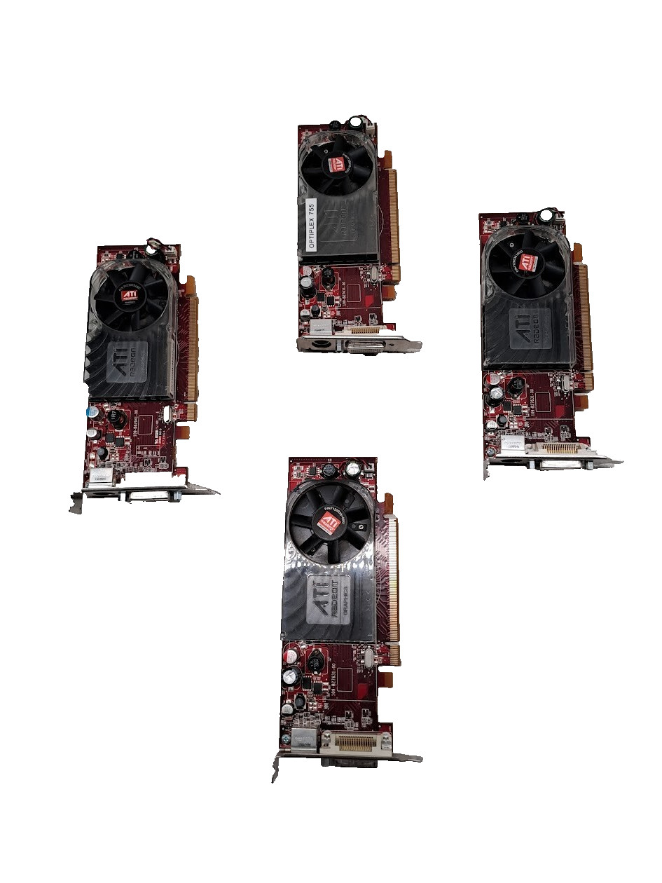Lot of 4 ATI Radeon 109-B27631-00 256MB ATI-102-B27602B Video Card