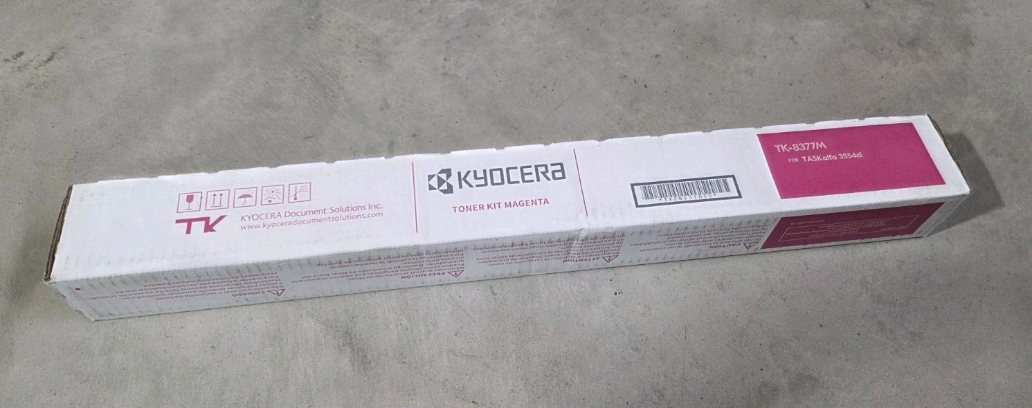Genuine Kyocera TK-8377M TK8377M Magenta Toner Cartridge - New Sealed 