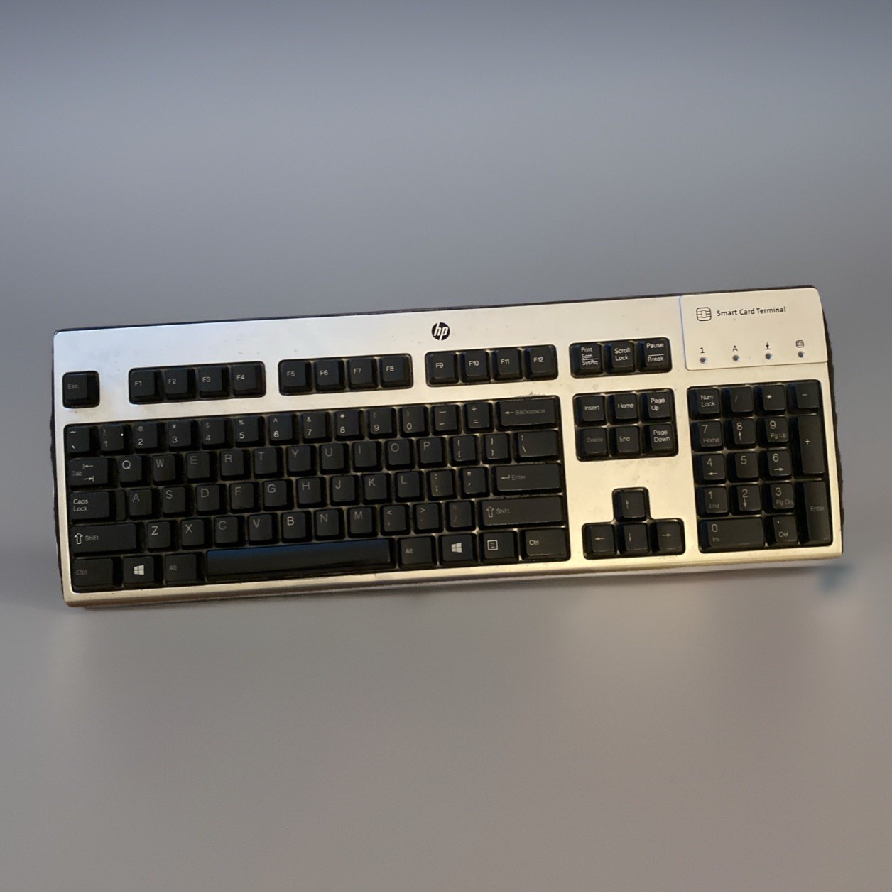 HP Keyboard USB Smart Card Reader  KUS0133 Model part number 434822-007.
